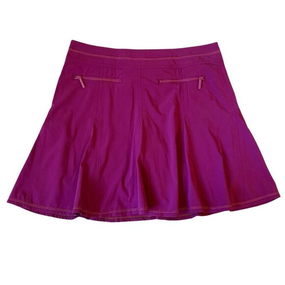 Title Nine Nimblene Swingtastic Skort Sz 8 Magenta Pink Purple - Picture 2 of 10